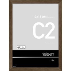 C2 Ambre mat brossé 13 x 18 cm