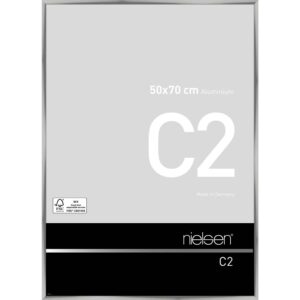 C2 Argent poli 50 x 70 cm